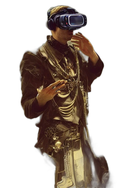 jacket, staff, mask, face transparent PNG cut-out