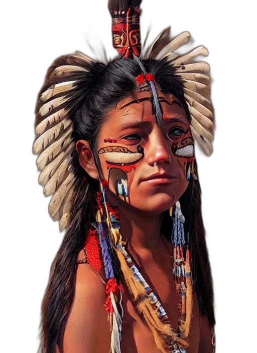 face, mask, jewelry, staff transparent PNG cut-out