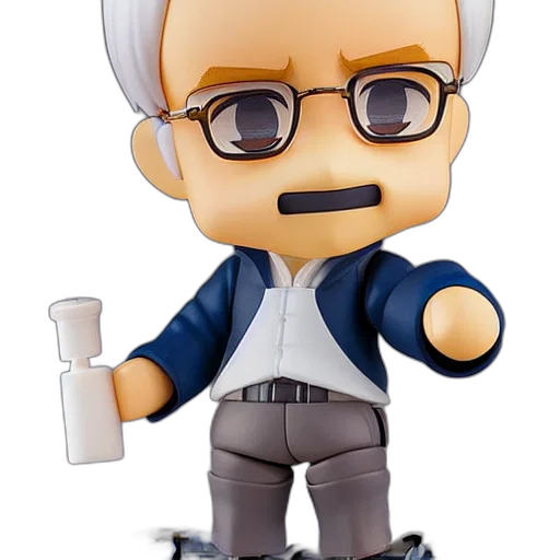 concept art, cartoon, old, man transparent PNG cut-out