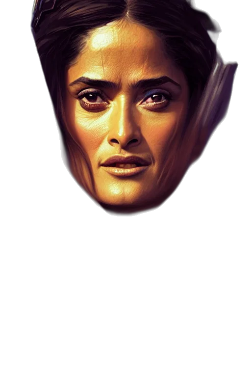 face, mask, crown, robot transparent PNG cut-out