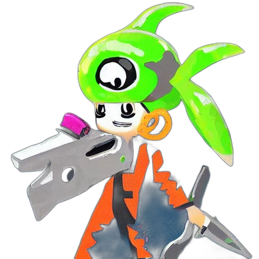 weapon, staff, mask, creature transparent PNG cut-out