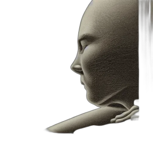 mask, face, robot, hair transparent PNG cut-out