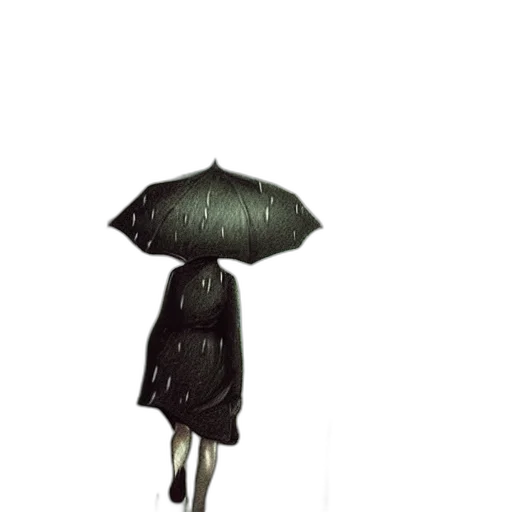 umbrella, hat, jacket, dress transparent PNG cut-out