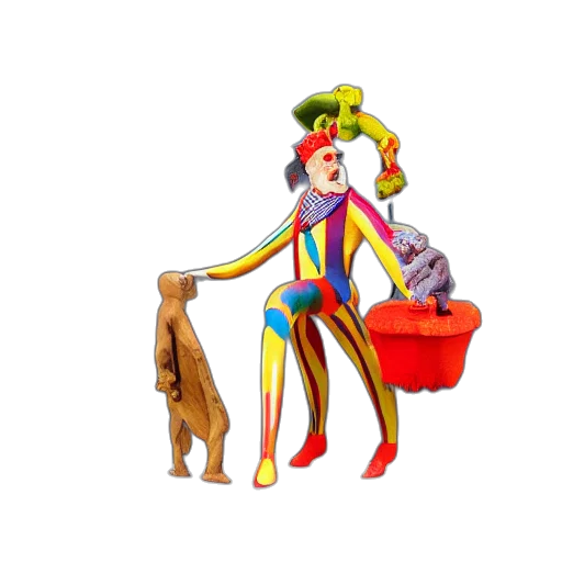 animal, staff, concept art, 3d render transparent PNG cut-out