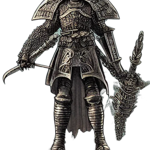 sword, staff, weapon, dragon transparent PNG cut-out