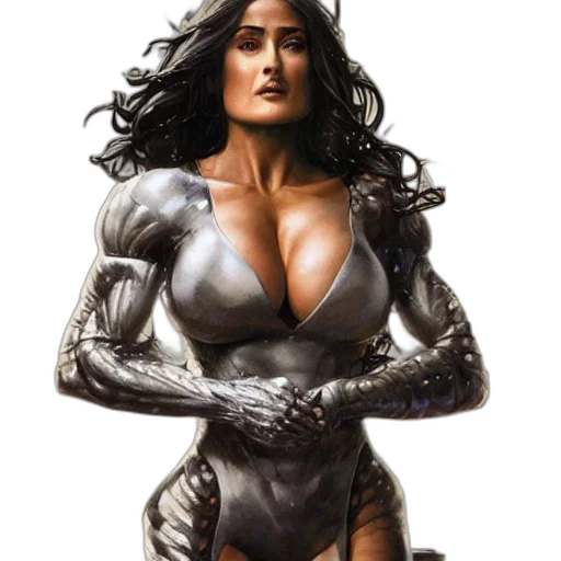 comic book art, concept art, fantasy art, photorealistic transparent PNG cut-out