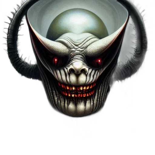 mask, creature, face, robot transparent PNG cut-out