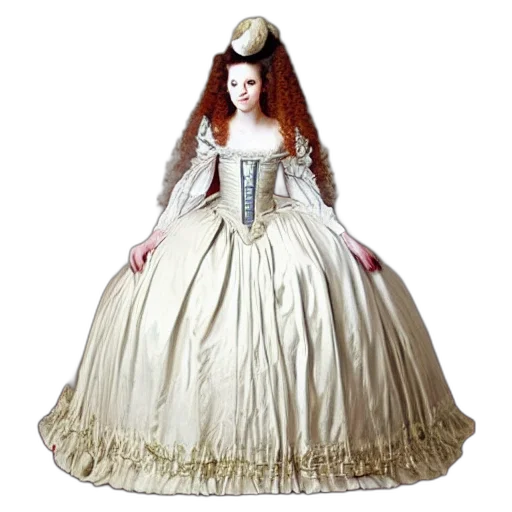 dress, jewelry, crown, 3d render transparent PNG cut-out