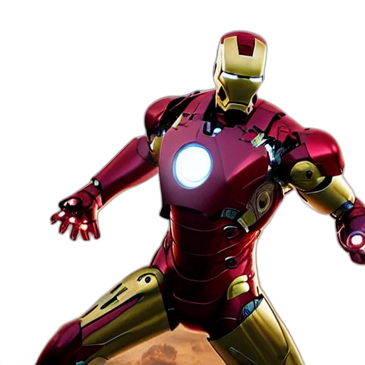 robot, 3d render, concept art, comic book art transparent PNG cut-out