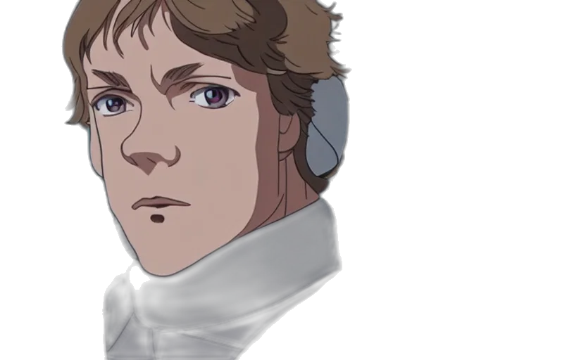 face, staff, anime, concept art transparent PNG cut-out