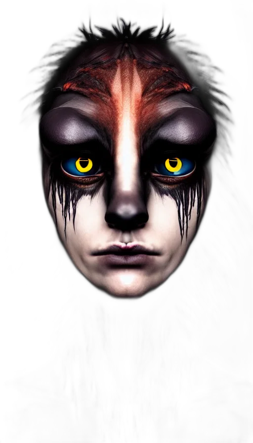 mask, face, creature, robot transparent PNG cut-out