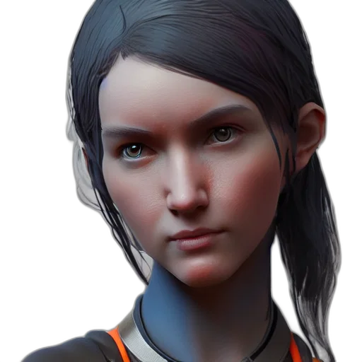 face, robot, staff, concept art transparent PNG cut-out