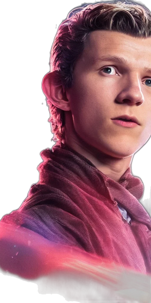face, dragon, staff, photorealistic transparent PNG cut-out