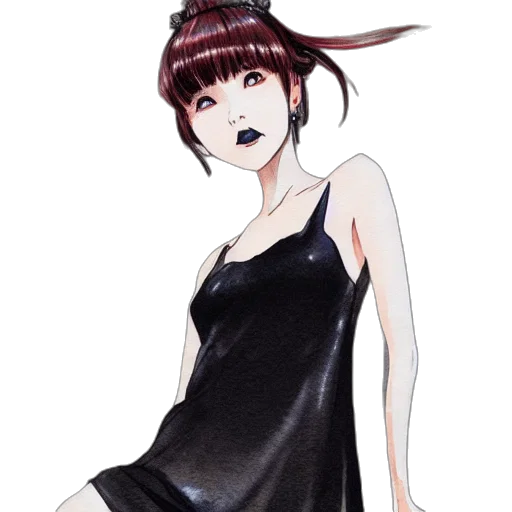 dress, hat, staff, creature transparent PNG cut-out