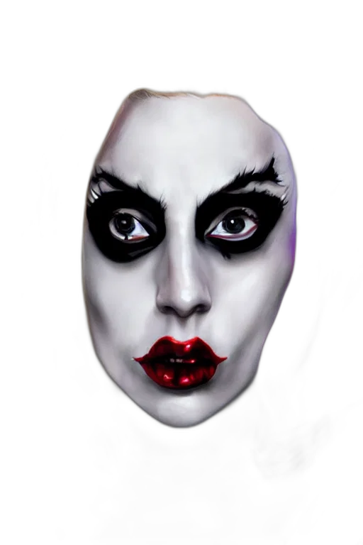 mask, face, creature, crown transparent PNG cut-out