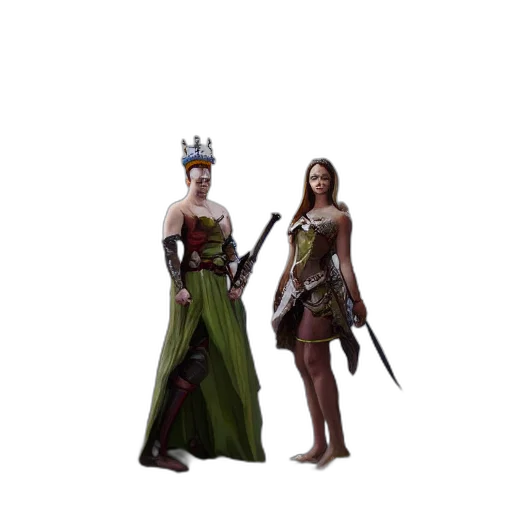 crown, staff, sword, concept art transparent PNG cut-out