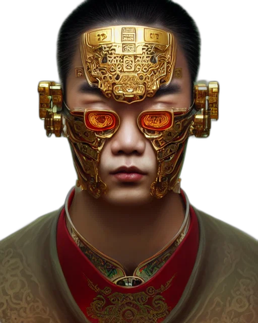 mask, face, robot, crown transparent PNG cut-out