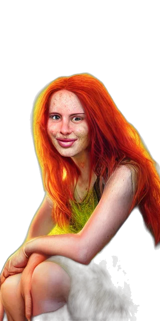 face, hair, creature, animal transparent PNG cut-out
