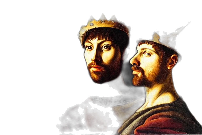crown, face, photorealistic, fantasy art transparent PNG cut-out
