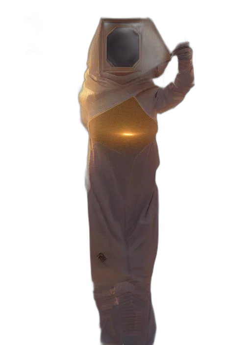 staff, mask, robot, creature transparent PNG cut-out
