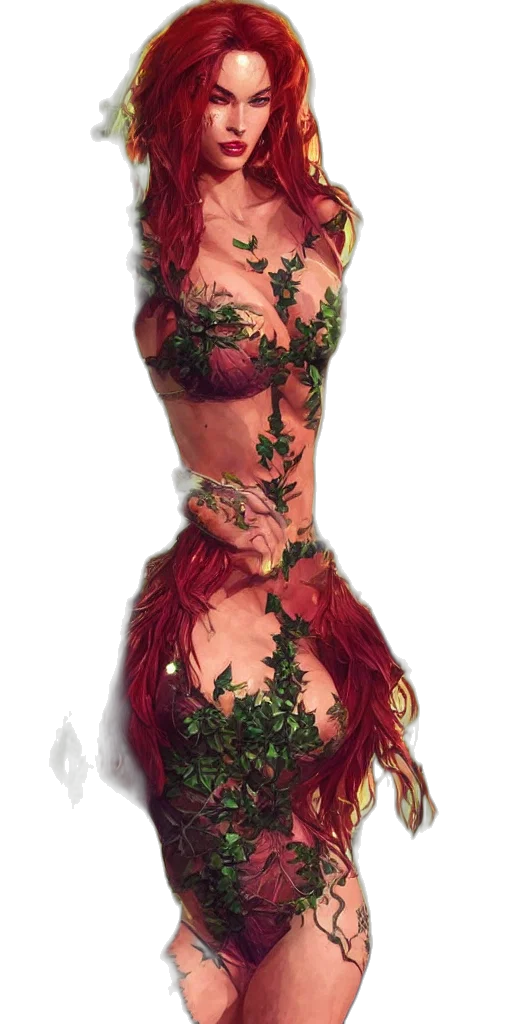 dress, crown, flower, fantasy art transparent PNG cut-out