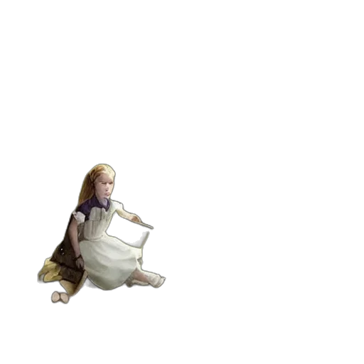 robot, dress, hair, bottle transparent PNG cut-out