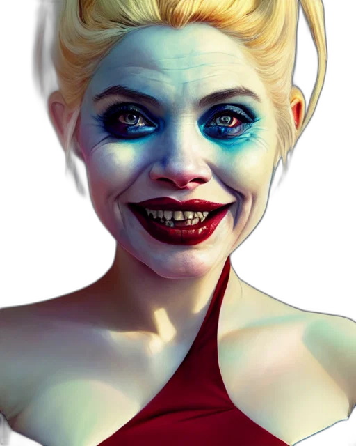 face, comic book art, photorealistic, concept art transparent PNG cut-out