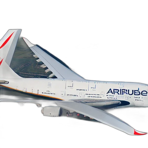 airbus, a380, made, cheese transparent PNG cut-out