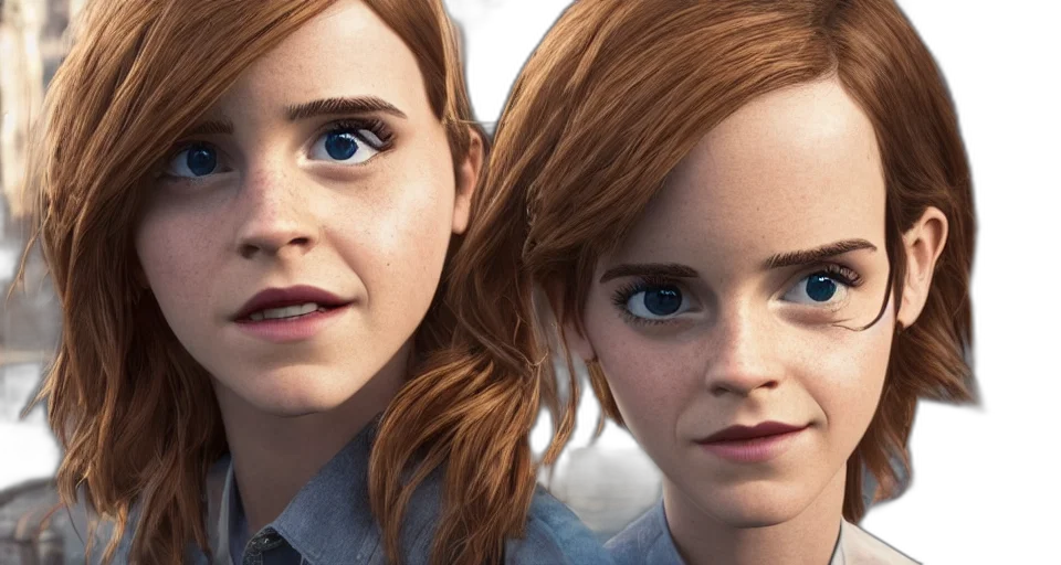 face, concept art, photorealistic, 3d render transparent PNG cut-out