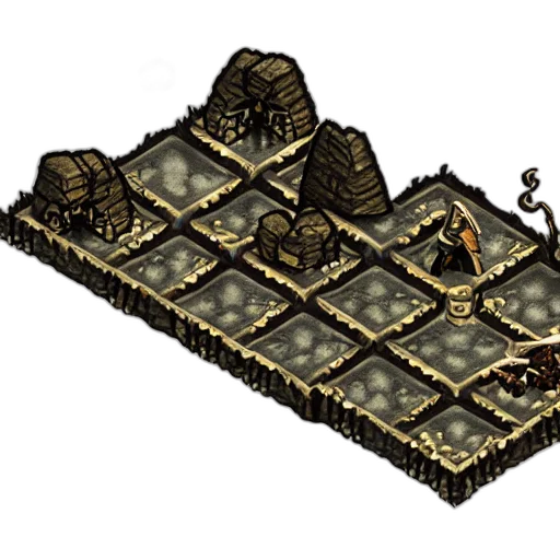 building, weapon, crown, pixel art transparent PNG cut-out