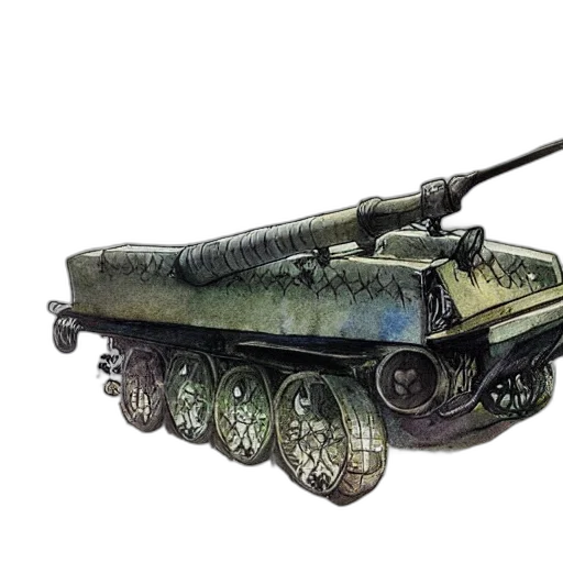 weapon, car, concept art, photorealistic transparent PNG cut-out