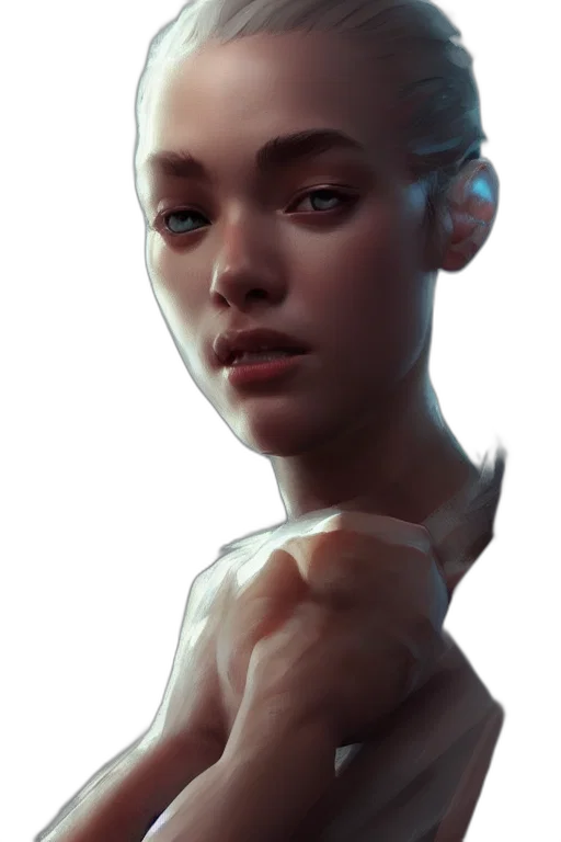 face, robot, weapon, creature transparent PNG cut-out