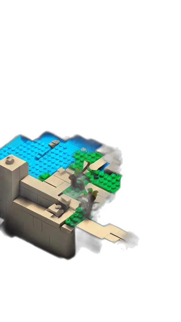 building, weapon, 3d render, concept art transparent PNG cut-out