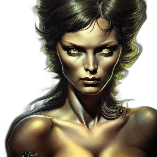 face, jewelry, comic book art, fantasy art transparent PNG cut-out