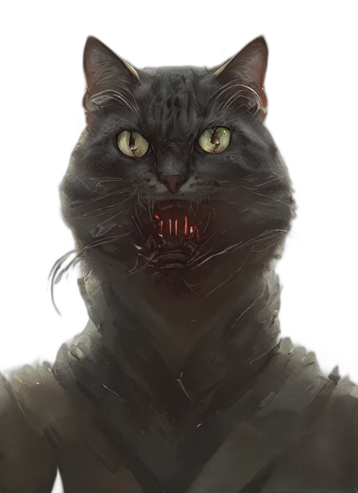 face, animal, creature, staff transparent PNG cut-out