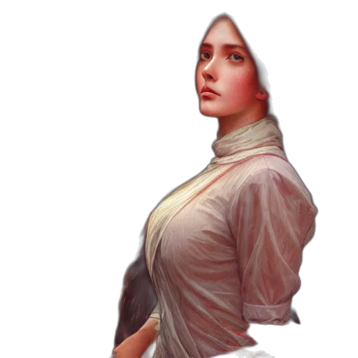 staff, dress, face, jacket transparent PNG cut-out