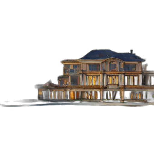 building, furniture, 3d render, concept art transparent PNG cut-out
