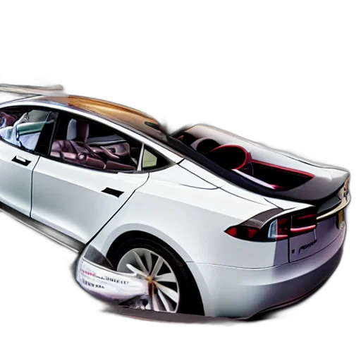 car, robot, concept art, 3d render transparent PNG cut-out