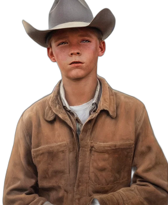 hat, jacket, staff, face transparent PNG cut-out