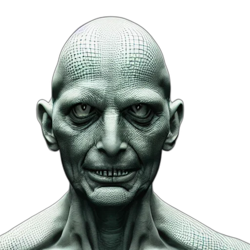 face, mask, creature, robot transparent PNG cut-out