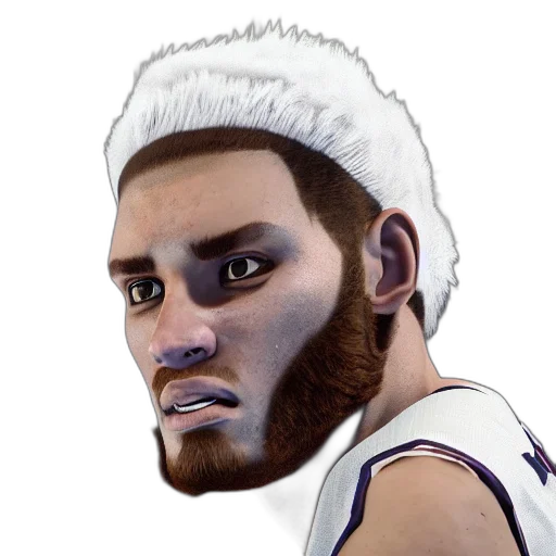 face, cartoon, concept art, pixel art transparent PNG cut-out