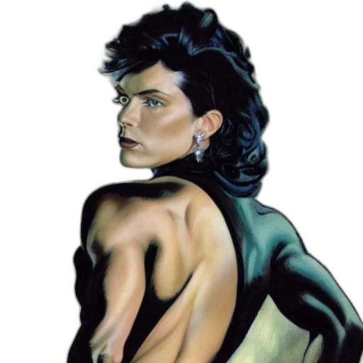 jacket, jewelry, comic book art, photorealistic transparent PNG cut-out