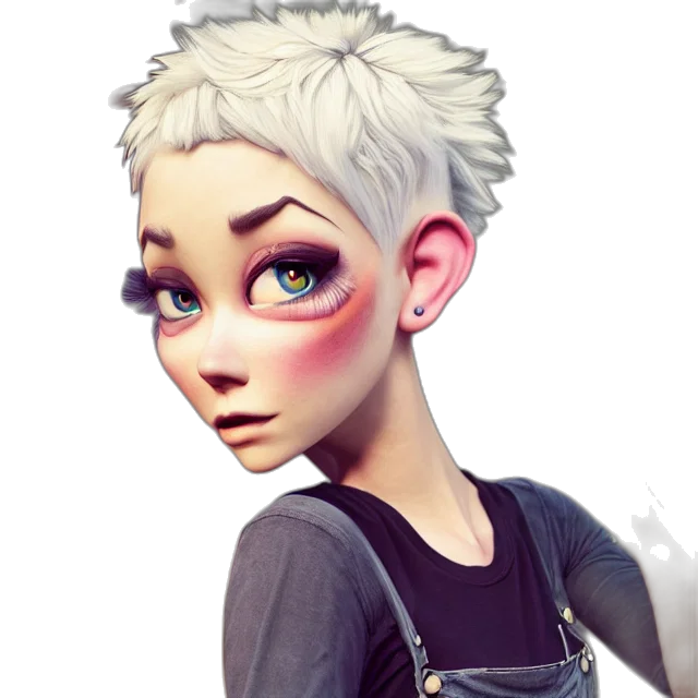 face, staff, robot, fantasy art transparent PNG cut-out
