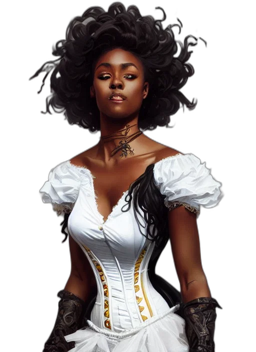 dress, crown, fantasy art, concept art transparent PNG cut-out
