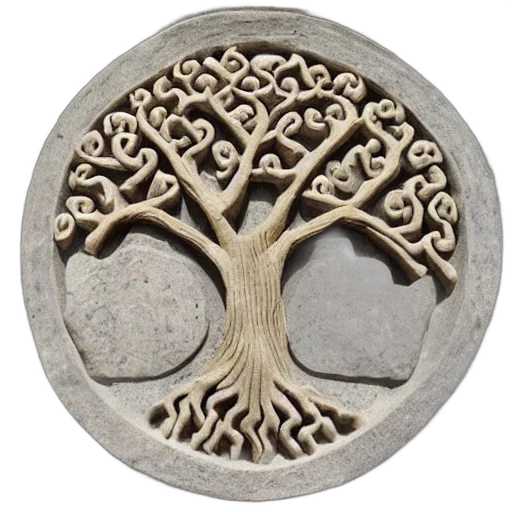 tree, jewelry, crown, staff transparent PNG cut-out