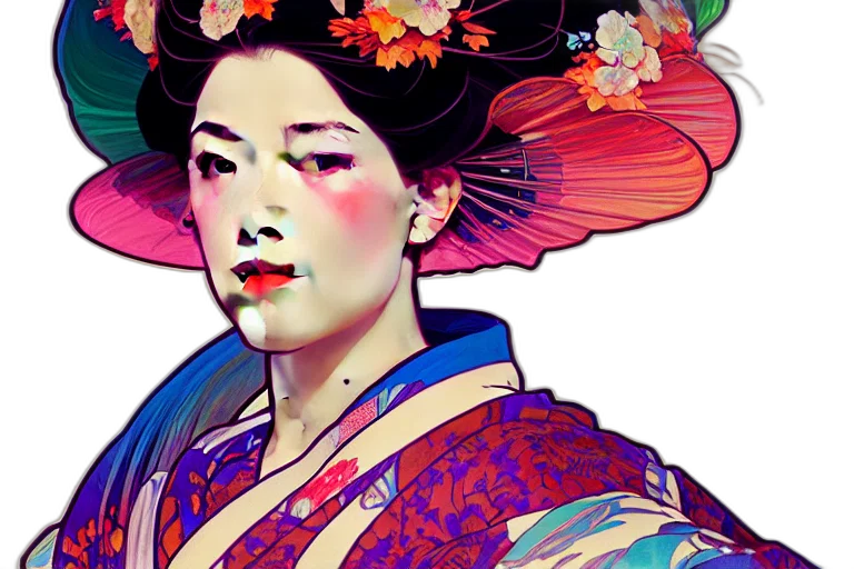 photorealistic, vaporwave, anime, fantasy art transparent PNG cut-out