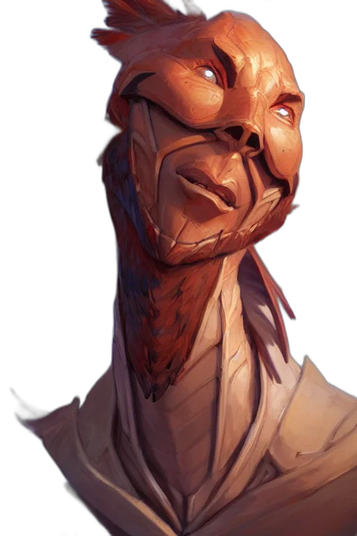 dragon, staff, face, creature transparent PNG cut-out