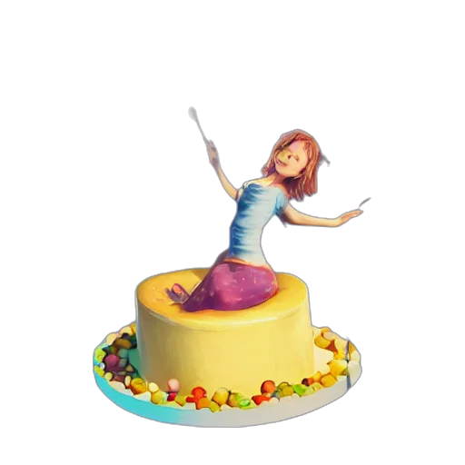 food, staff, 3d render, concept art transparent PNG cut-out