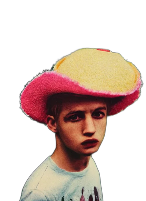 hat, face, mask, jacket transparent PNG cut-out