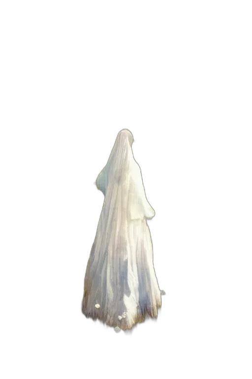 dress, mask, crown, staff transparent PNG cut-out